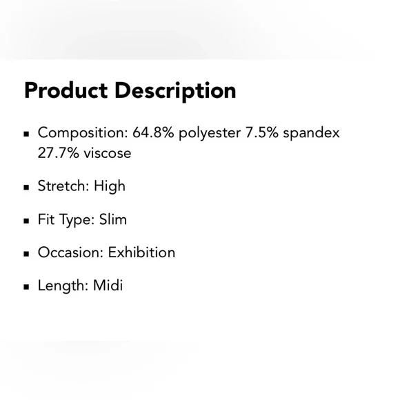 Rib Button Slit Midi Dress - Picture 8 of 8